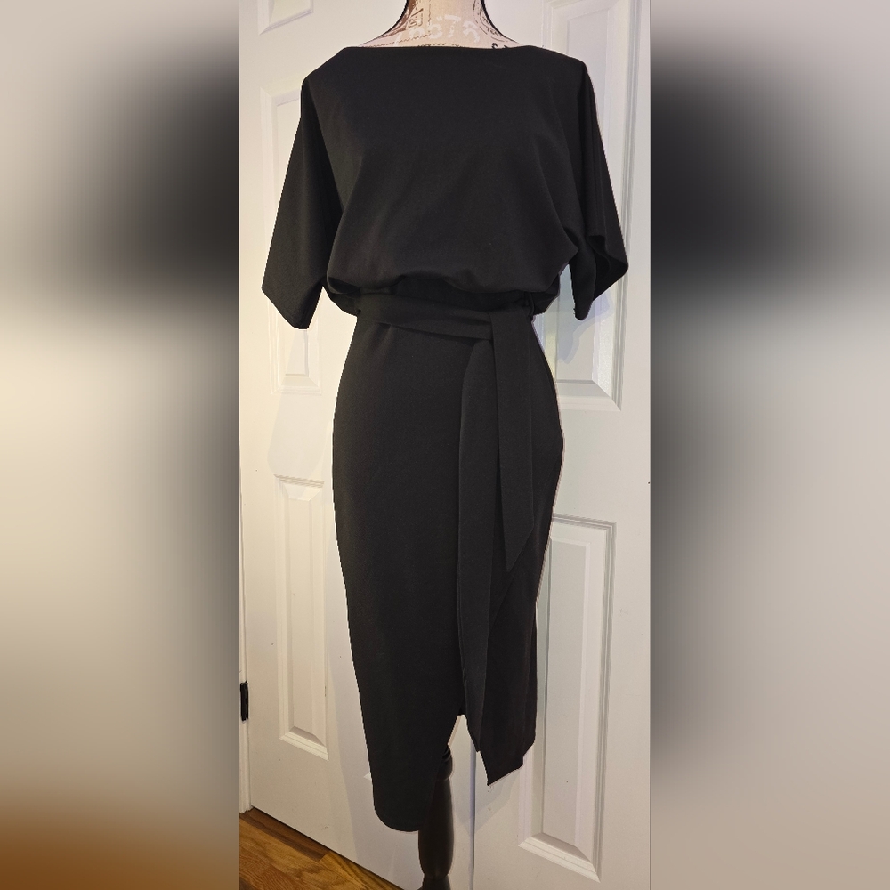 Black casual dress